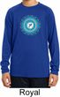 Kids Yoga Shirt Blue Vishuddha Dry Wicking Long Sleeve Tee T-Shirt