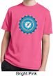 Kids Yoga Shirt Blue Vishuddha Moisture Wicking Tee T-Shirt