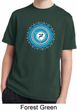 Kids Yoga Shirt Blue Vishuddha Moisture Wicking Tee T-Shirt