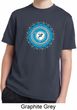 Kids Yoga Shirt Blue Vishuddha Moisture Wicking Tee T-Shirt