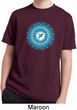 Kids Yoga Shirt Blue Vishuddha Moisture Wicking Tee T-Shirt