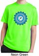 Kids Yoga Shirt Blue Vishuddha Moisture Wicking Tee T-Shirt