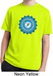 Kids Yoga Shirt Blue Vishuddha Moisture Wicking Tee T-Shirt