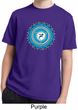 Kids Yoga Shirt Blue Vishuddha Moisture Wicking Tee T-Shirt