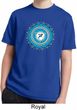 Kids Yoga Shirt Blue Vishuddha Moisture Wicking Tee T-Shirt