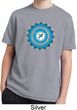 Kids Yoga Shirt Blue Vishuddha Moisture Wicking Tee T-Shirt