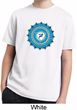 Kids Yoga Shirt Blue Vishuddha Moisture Wicking Tee T-Shirt