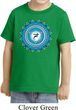 Kids Yoga Shirt Blue Vishuddha Toddler Tee T-Shirt