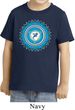 Kids Yoga Shirt Blue Vishuddha Toddler Tee T-Shirt