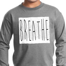 Kids Yoga Shirt Breathe Long Sleeve Tee T-Shirt