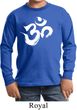 Kids Yoga Shirt Brushstroke Aum Long Sleeve Tee T-Shirt