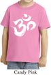 Kids Yoga Shirt Brushstroke Aum Toddler Tee T-Shirt