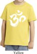 Kids Yoga Shirt Brushstroke Aum Toddler Tee T-Shirt