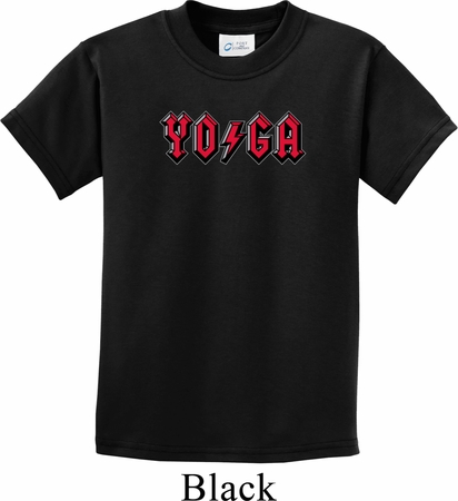 Kids Yoga Shirt Classic Rock Yoga Tee T-Shirt