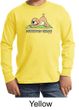 Kids Yoga Shirt Downward Human Long Sleeve Tee T-Shirt