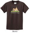 Kids Yoga Shirt Downward Human Tee T-Shirt