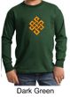 Kids Yoga Shirt Endless Knot Long Sleeve Tee T-Shirt