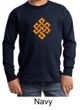 Kids Yoga Shirt Endless Knot Long Sleeve Tee T-Shirt