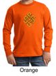 Kids Yoga Shirt Endless Knot Long Sleeve Tee T-Shirt