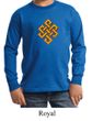 Kids Yoga Shirt Endless Knot Long Sleeve Tee T-Shirt