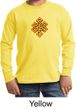 Kids Yoga Shirt Endless Knot Long Sleeve Tee T-Shirt