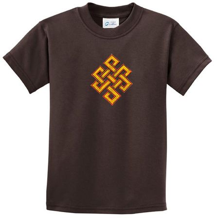 Kids Yoga Shirt Endless Knot Tee T-Shirt
