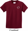 Kids Yoga Shirt Enso Pocket Print Tee T-Shirt