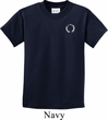 Kids Yoga Shirt Enso Pocket Print Tee T-Shirt