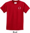 Kids Yoga Shirt Enso Pocket Print Tee T-Shirt