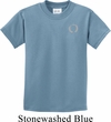 Kids Yoga Shirt Enso Pocket Print Tee T-Shirt