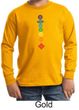 Kids Yoga Shirt Floral Chakras Long Sleeve Tee T-Shirt