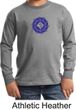 Kids Yoga Shirt Floral Sahasrara Long Sleeve Tee T-Shirt