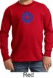 Kids Yoga Shirt Floral Sahasrara Long Sleeve Tee T-Shirt