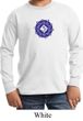 Kids Yoga Shirt Floral Sahasrara Long Sleeve Tee T-Shirt