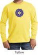 Kids Yoga Shirt Floral Sahasrara Long Sleeve Tee T-Shirt