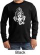 Kids Yoga Shirt Ganesha Head Long Sleeve Tee T-Shirt