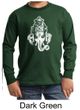 Kids Yoga Shirt Ganesha Head Long Sleeve Tee T-Shirt