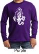 Kids Yoga Shirt Ganesha Head Long Sleeve Tee T-Shirt