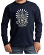 Kids Yoga Shirt Ganesha Long Sleeve Tee T-Shirt