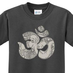 Kids Yoga Shirt Ganesha OM Tee T-Shirt