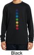 Kids Yoga Shirt Glowing Chakras Dry Wicking Long Sleeve Tee T-Shirt