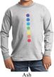 Kids Yoga Shirt Glowing Chakras Long Sleeve Tee T-Shirt