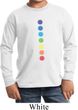 Kids Yoga Shirt Glowing Chakras Long Sleeve Tee T-Shirt