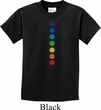 Kids Yoga Shirt Glowing Chakras Tee T-Shirt