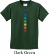 Kids Yoga Shirt Glowing Chakras Tee T-Shirt