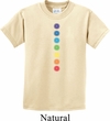 Kids Yoga Shirt Glowing Chakras Tee T-Shirt