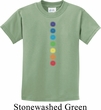 Kids Yoga Shirt Glowing Chakras Tee T-Shirt