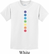 Kids Yoga Shirt Glowing Chakras Tee T-Shirt