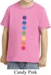 Kids Yoga Shirt Glowing Chakras Toddler Tee T-Shirt