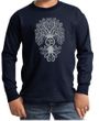 Kids Yoga Shirt Grey Bodhi Tree Long Sleeve Tee T-Shirt